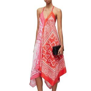 NWT AllSaints Women's Multicolor Floral Print Lil Paloma Midi Dress Size 10